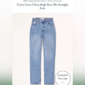 Abercrombie Curve Love Jean